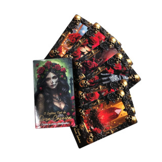 O Legitimo Tarô da Rosa Caveira 36 Cartas Plastif e Manual em Oferta na Shopee