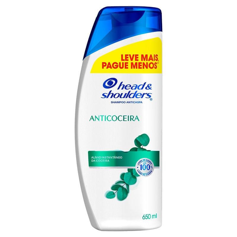 Shampoo Anticaspa Head & Shoulders Anticoceira 650ml em Oferta na Shopee