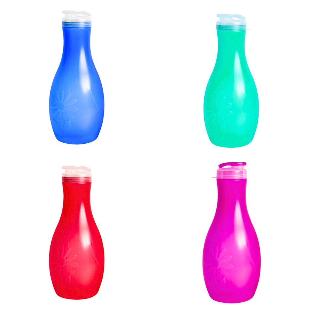 Kit 4 Garrafa Moringa Geladeira 1.5L Plástico Coloridas Com Tampa Água Suco Cozinha Multiuso Hidratação 1500ml Arcaplast em Oferta na Shopee