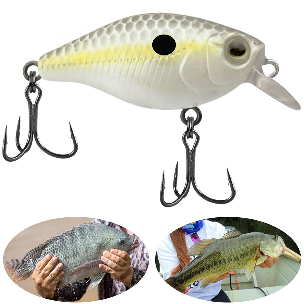 Isca Artificial Marine Mini Crank 011 Lambari Pinta Preta 3.8cm 4g Meia Água Para Tilápia Black Bass