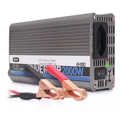 Inversor de Tensão 2000W 110V DC12V para AC Knup KP-550