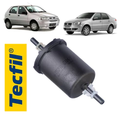Filtro Combustível Fiat Palio Fire E-torq 2000 A 2017 Tecfil