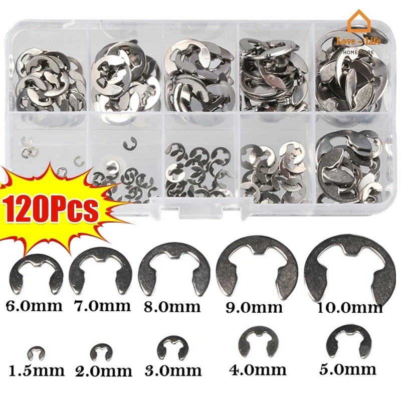 Anel de Retenção Externo de Aço Inoxidável