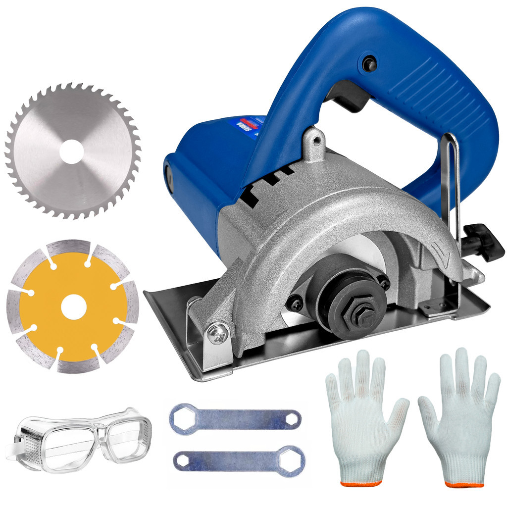 Serra Mármore 1200w Profissional Corta Piso Granito Ceramica Ferro Madeira Concreto Potente Tipo Makita Com Disco 110/22 em Oferta na Shopee