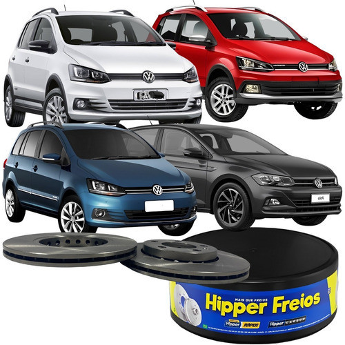 Par Disco Freio Dianteiro Ventilado Crossfox Fox Polo 2002 À 2019 em Oferta na Shopee