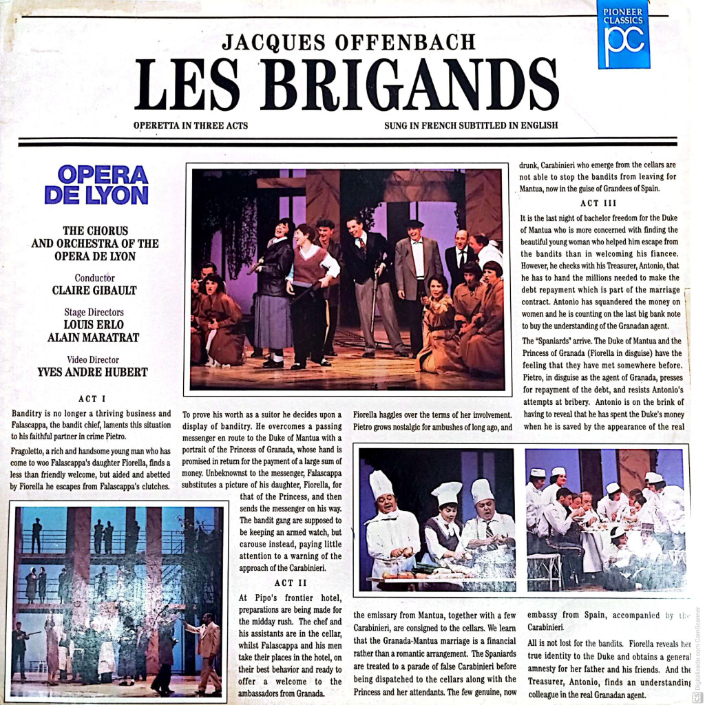 LES BRIGANDS - OPERA DE LYON interprete THE CHORUS AND ORCHESTRA OF THE OPERA DE LYON