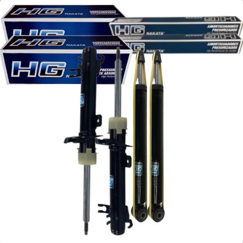 Kit 4 Amortecedores Dianteiro Traseiro Nakata Ford Fiesta 1.0 1.6 em Oferta na Shopee