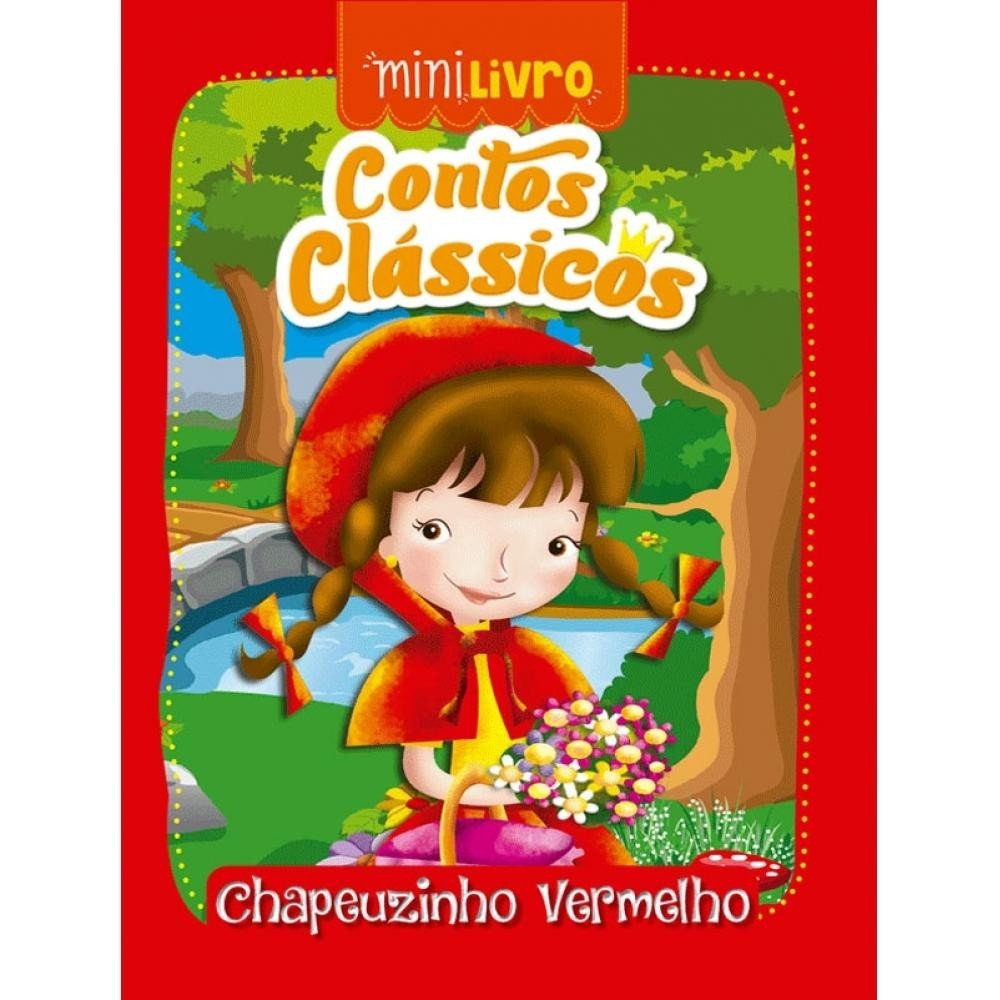 Kit Minilivros com 20 unidades Chapeuzinho Vermelho - Contos Clássicos em Oferta na Shopee