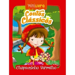 Kit Minilivros com 20 unidades Chapeuzinho Vermelho - Contos Clássicos
