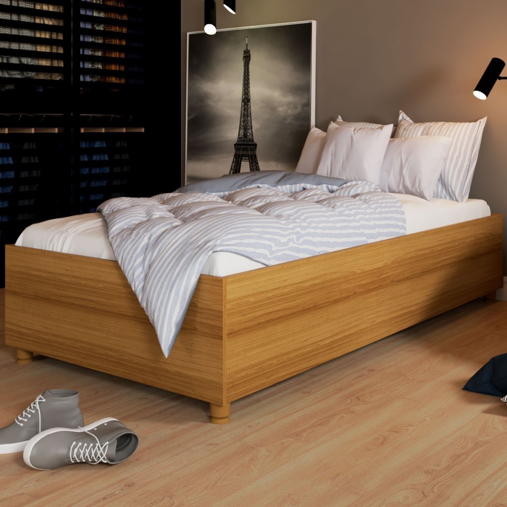 Cama Box de Solteiro Malta - Home & Living