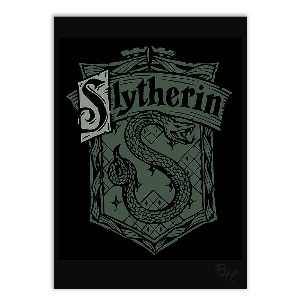 Placa Decorativa Harry Potter Sonserina Slytherin 04-04