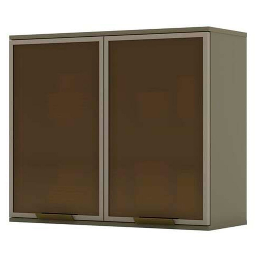 Armário Aéreo Cozinha Évelin 2 Portas Duna - Henn em Oferta na Shopee