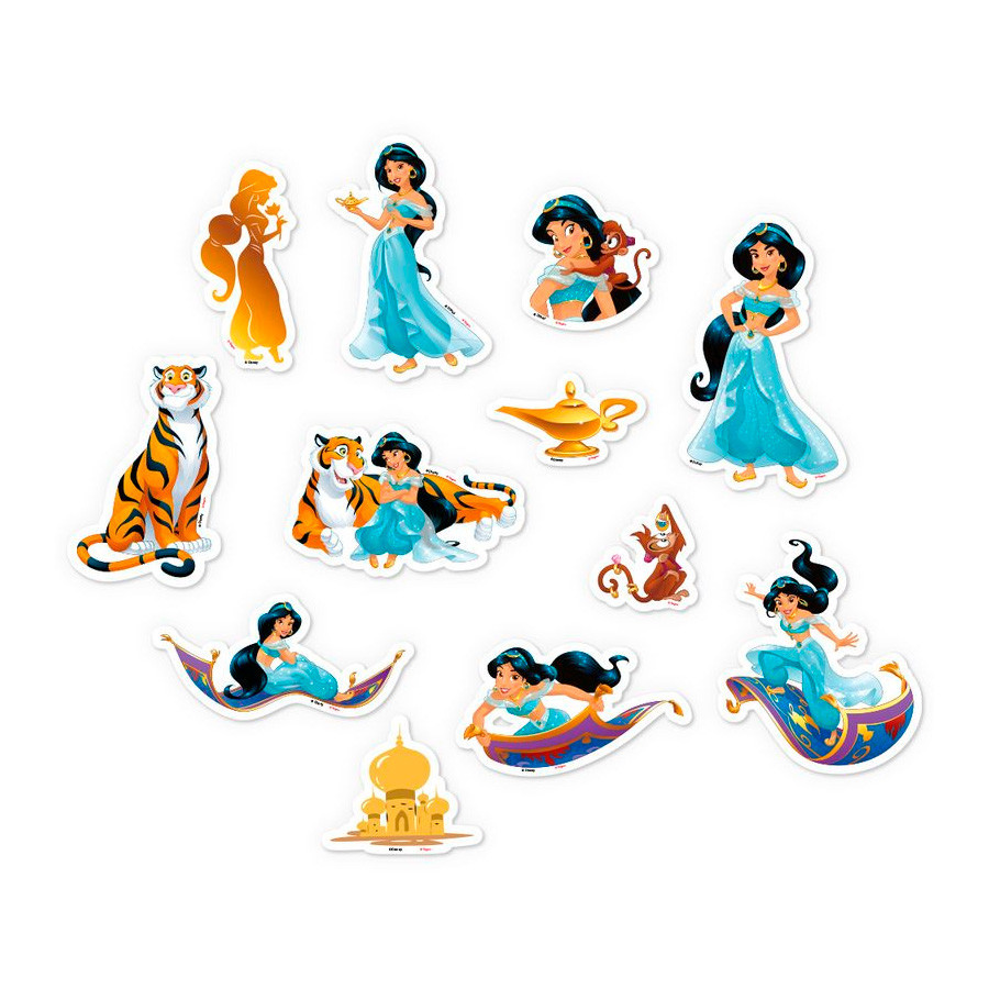 Mini Personagens Decorativos - Jasmine - 12 unidades - Regina - Rizzo em Oferta na Shopee
