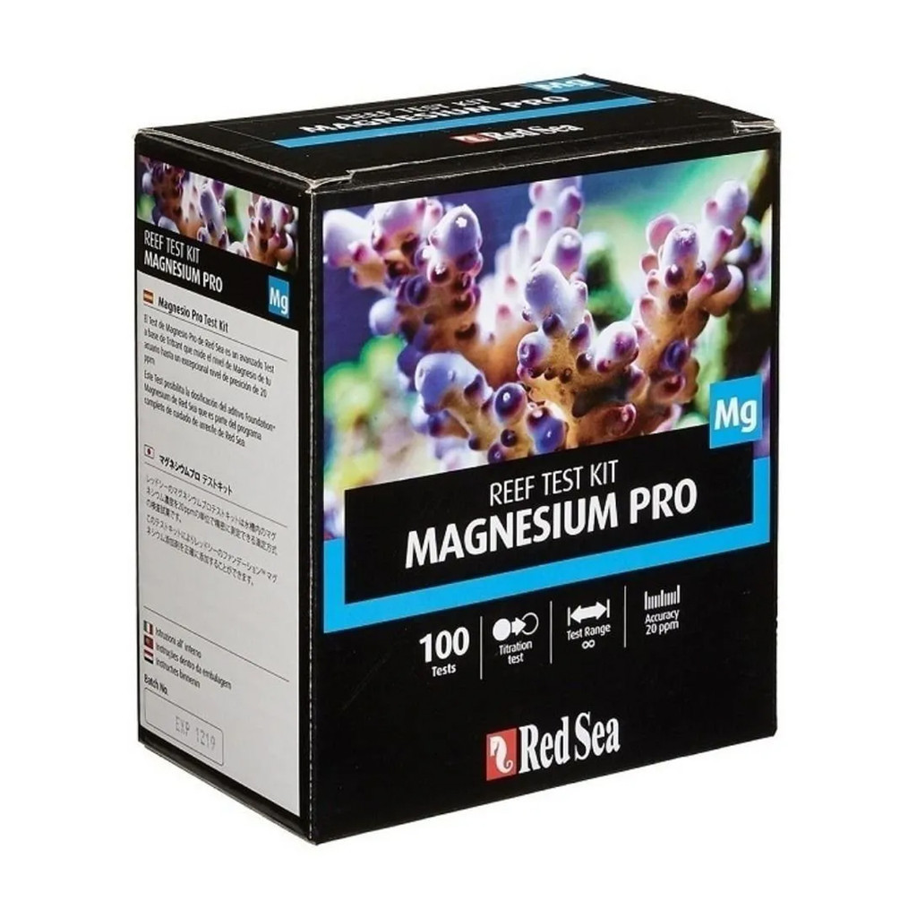 TESTE RED SEA REEF TEST KIT MAGNESIUM PRO(MG)-100 TESTES