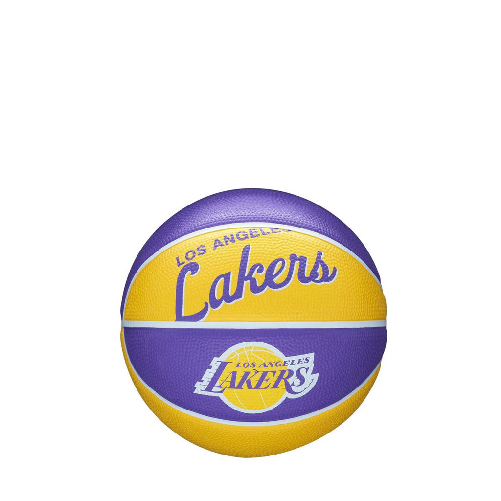 Bola De Basquete Nba Team Retrô Mini La Lakers - Wilson