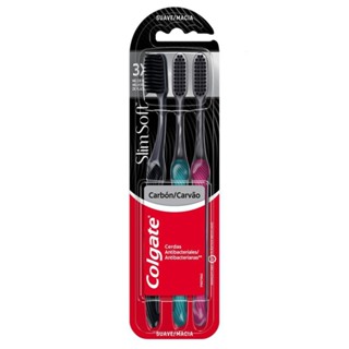 Escova de Dente Colgate Slim Soft 3 unidades em Oferta na Shopee