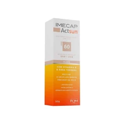 Protetor Solar Facial Imecap Actsun FPS60 Cor Clara 50g