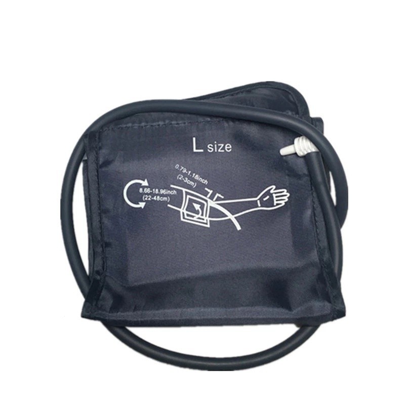 Monitor de pressão arterial 1PC 22-32/48CM Esfigmomanômetro de tubo único braço de manguito de nylon adulto em Oferta na Shopee