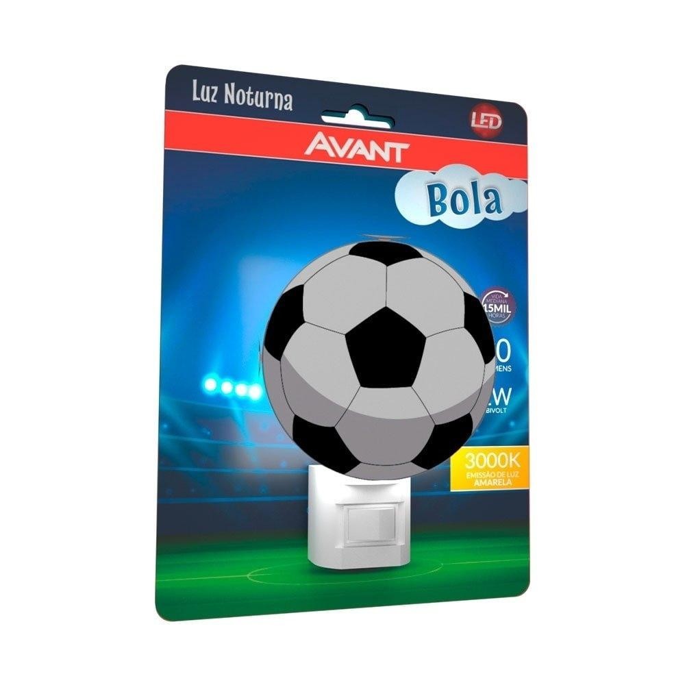 Luminária Infantil Avant Luz Noturna Led Bola 1W 3K 50 Lumens