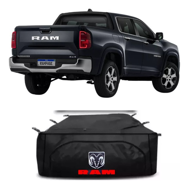 Bolsa Caçamba Bag G Caminhonete Rampage 840lts Impermeável
