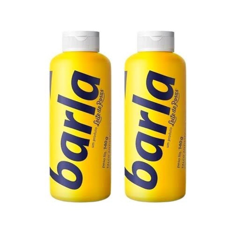 KIT com 2 Talcos BARLA Antiss 140g cada GR