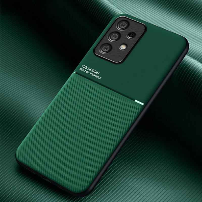 Capa De Couro Magnético Para Samsung Galaxy A13 A23 A33 A53 A73 5G A03S Silicone De Luxo Carro Coque De Proteção Total em Oferta na Shopee