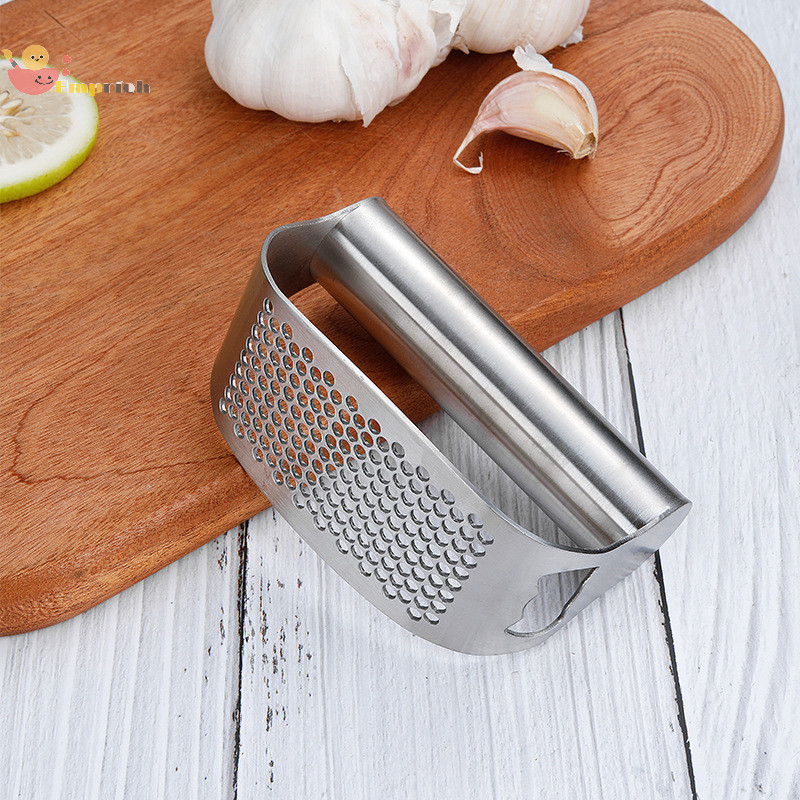 EMCH > Aço Inoxidável Prensa De Alho Manual Triturador Gengibre Ferramentas De Cozinha Gadgets Novo — imagem 2 de 2