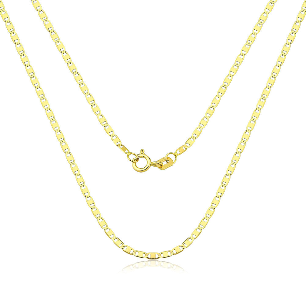 Corrente masculina piastrine 60cm 2mm ouro 18k - 750