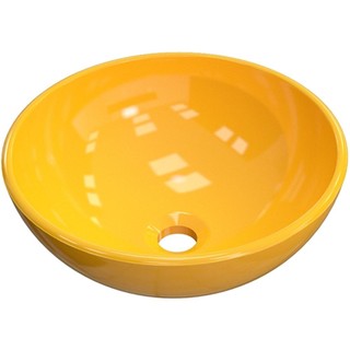 Cuba de Apoio Redonda C01 Para Banheiro R30W Amarelo - Lyam Decor em Oferta na Shopee