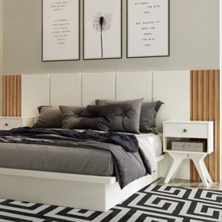 Cabeceira Casal 100%  MDF TW184 em Oferta na Shopee