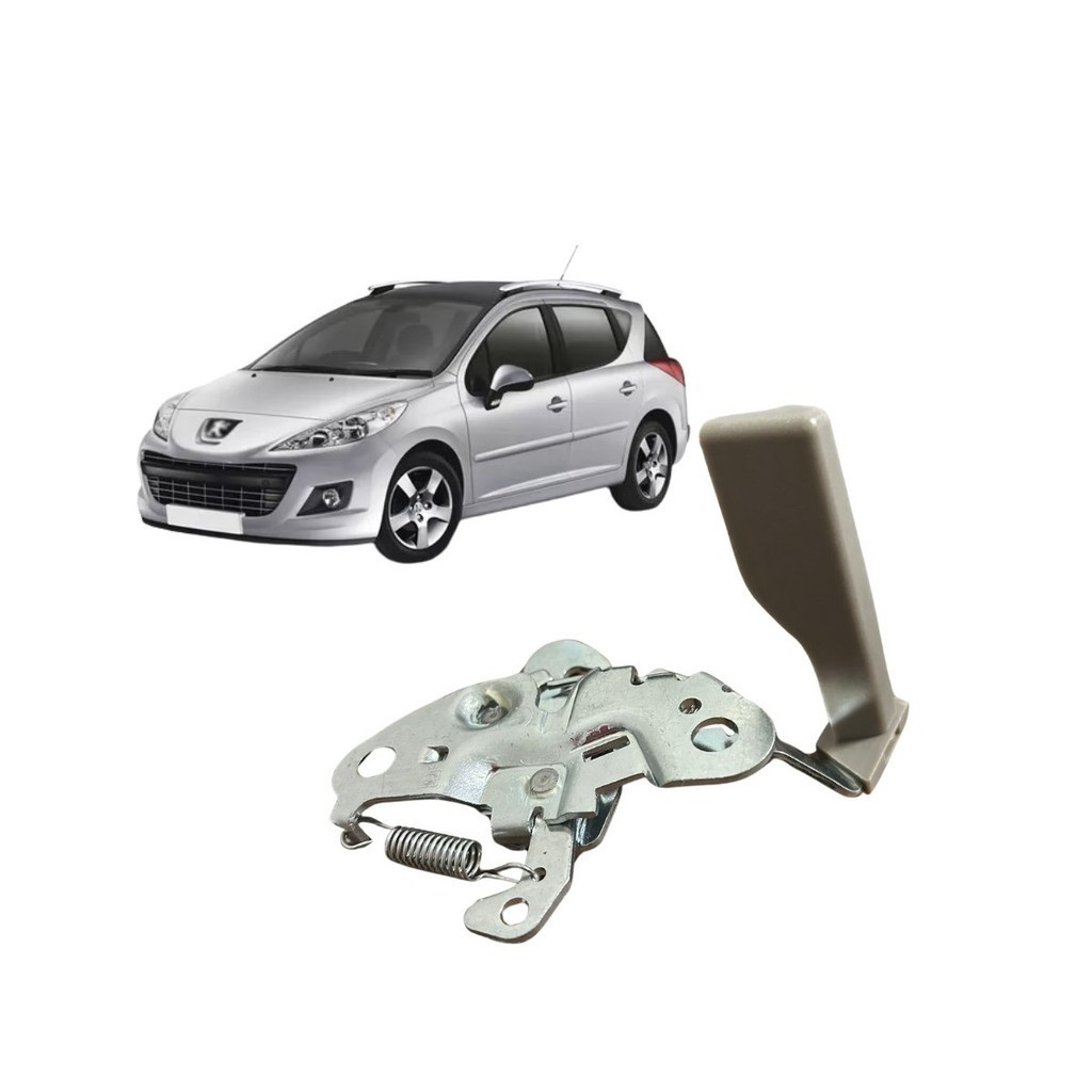 Fecho Inferior Capô Peugeot 207 2008 2009 2010 Até 2014 em Oferta na Shopee