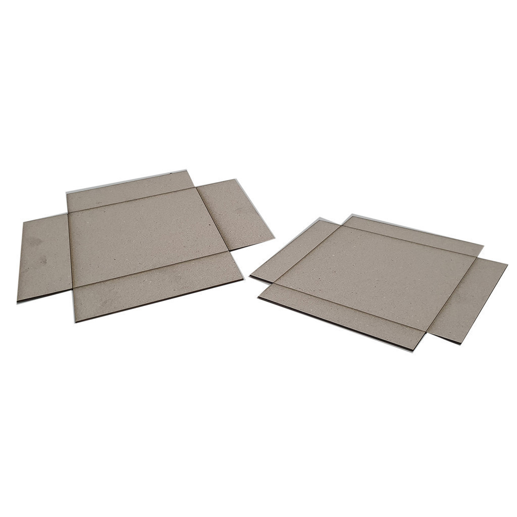 Kit de Papelão Cortado  P/ 4 Caixas Tamanho 30x30x10 Modelo Base e Tampa Para Revestimento e Montagem
