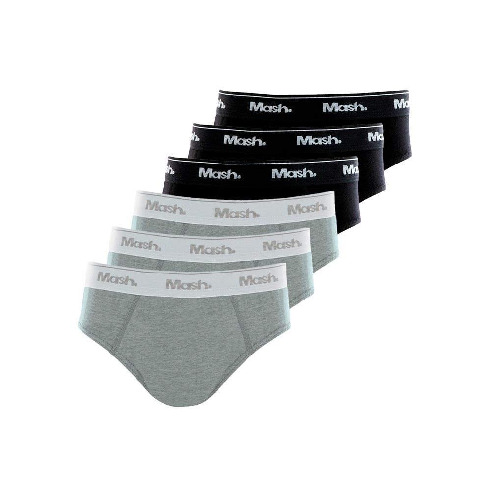 Kit com 6 Cuecas Infantil Slip Mash 193.01 Colorido em Oferta na Shopee