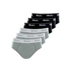 Kit com 6 Cuecas Infantil Slip Mash 193.01 Colorido