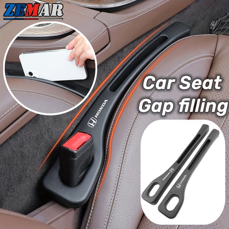 1/2Pcs Civic Car Seat Gap Filler De Enchimento Do Assento Carro Com Fita À Prova De Vazamentos Plug Ranhura Para Cartão HR-V Fit City Hatch Hrv ZR Jazz