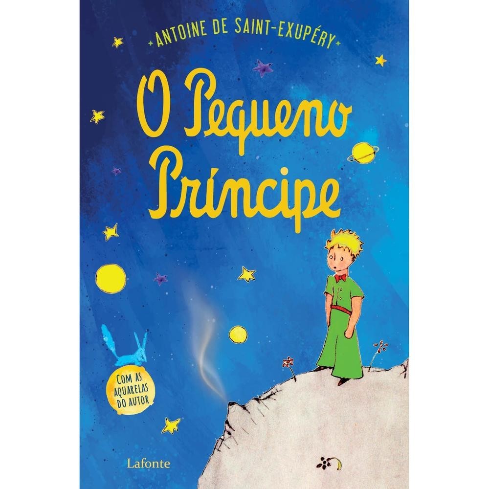 Livro O Pequeno Príncipe - Capa Azul Holográfica - Livros Sorocaba