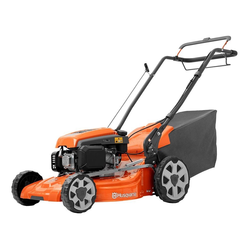 Máquina / Cortador de Grama a Gasolina Husqvarna LC 151S com Tração, 3,6 HP, Diâmetro de Corte de 51cm, com Recolhedor em Oferta na Shopee