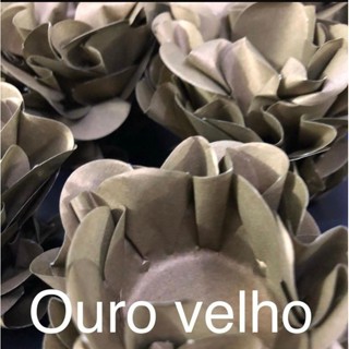 40 Forminhas Para Doces Finos Style Ouro Velho (ULTRAFEST) em Oferta na Shopee