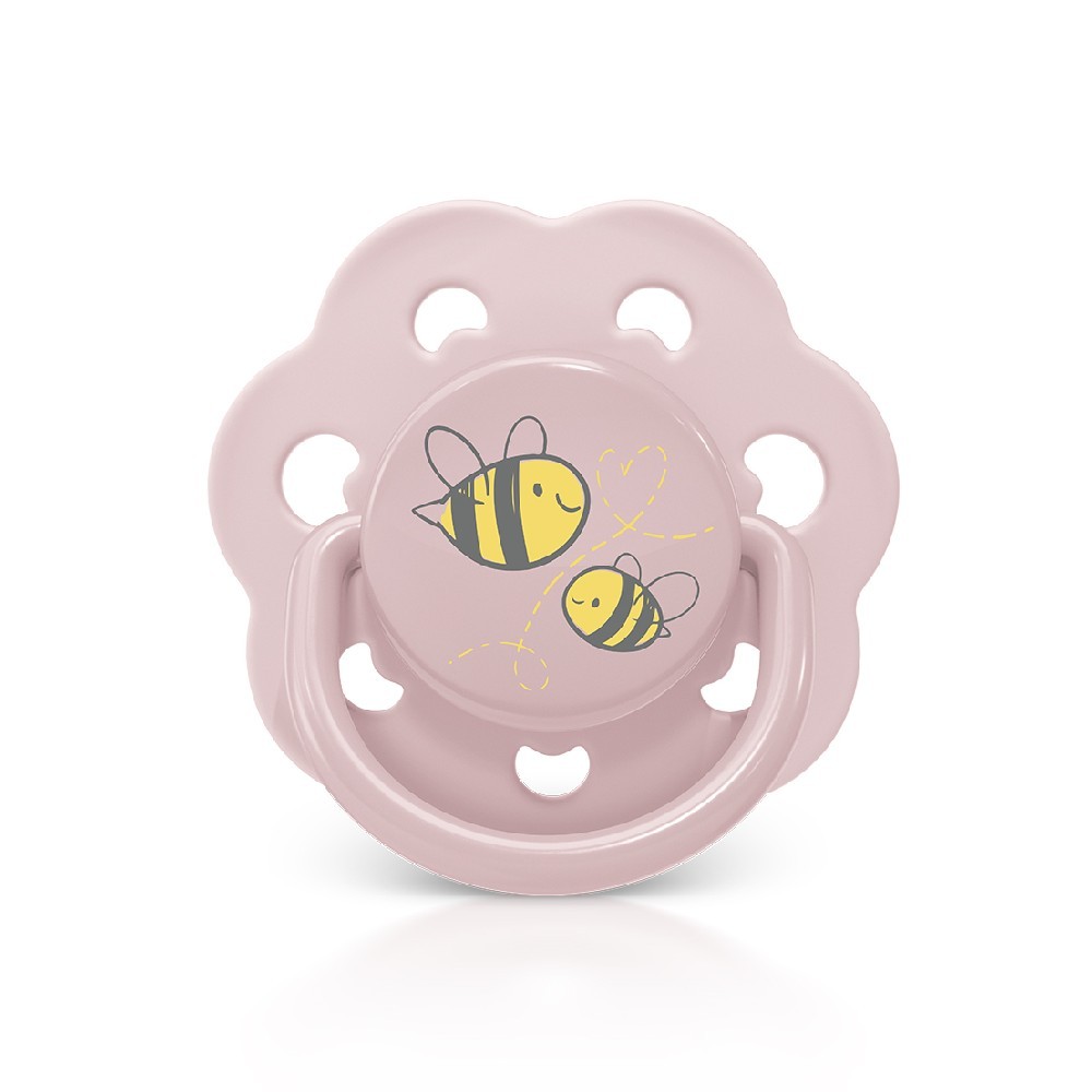 Chupeta com Bico em Silicone Candy 6m+ Rosa – Lillo em Oferta na Shopee