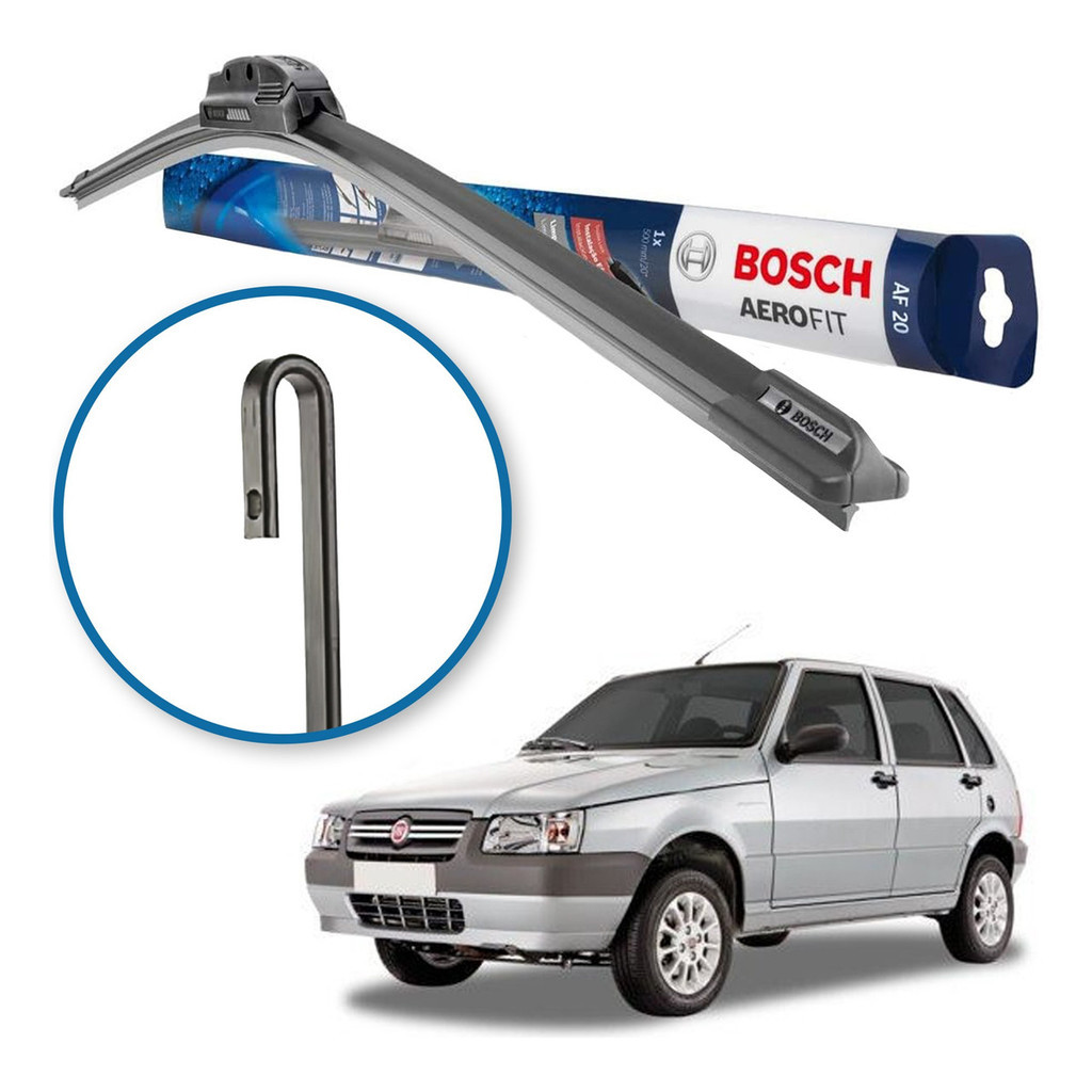 Palheta Limpador Parabrisa Original Bosch Fiat Uno Mille 1984 A 2013 em Oferta na Shopee