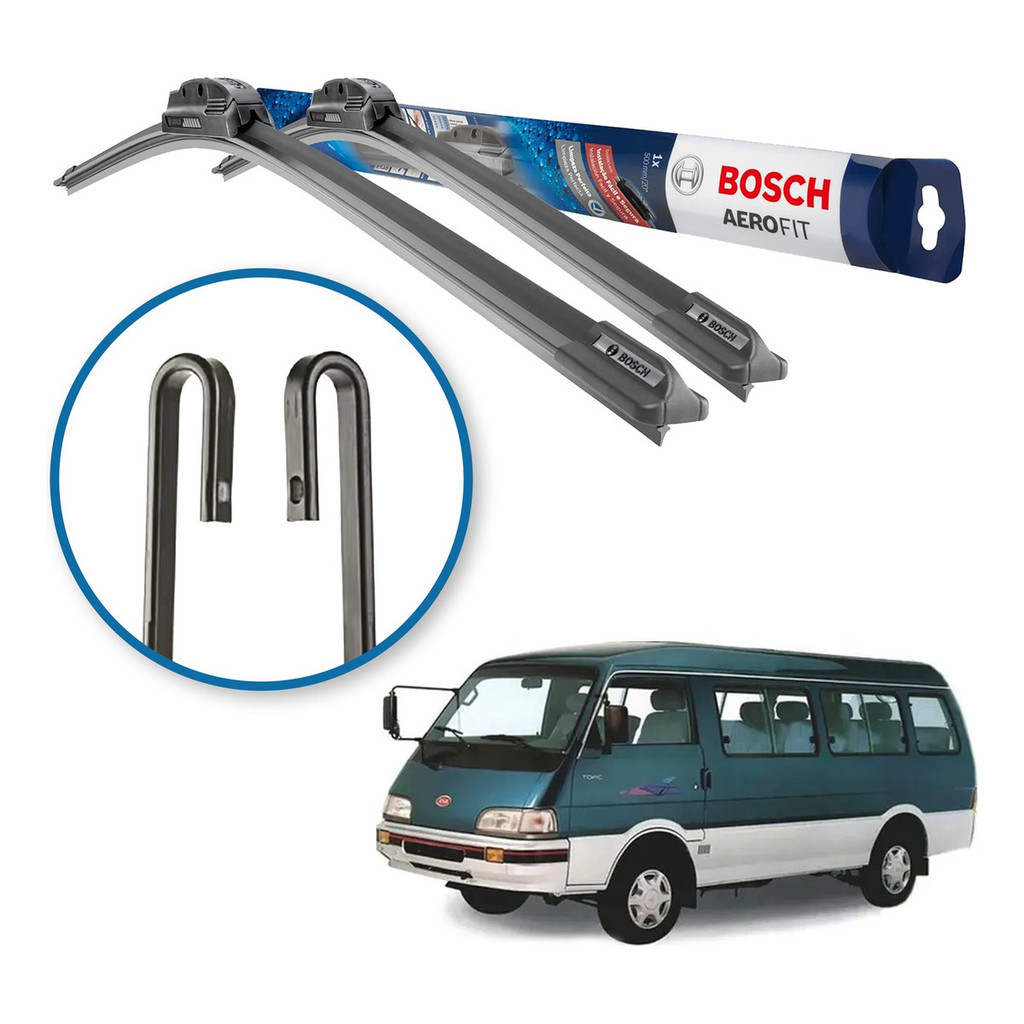 Palheta Limpador Parabrisa Original Bosch Asia Motors Topic 1993 A 2003