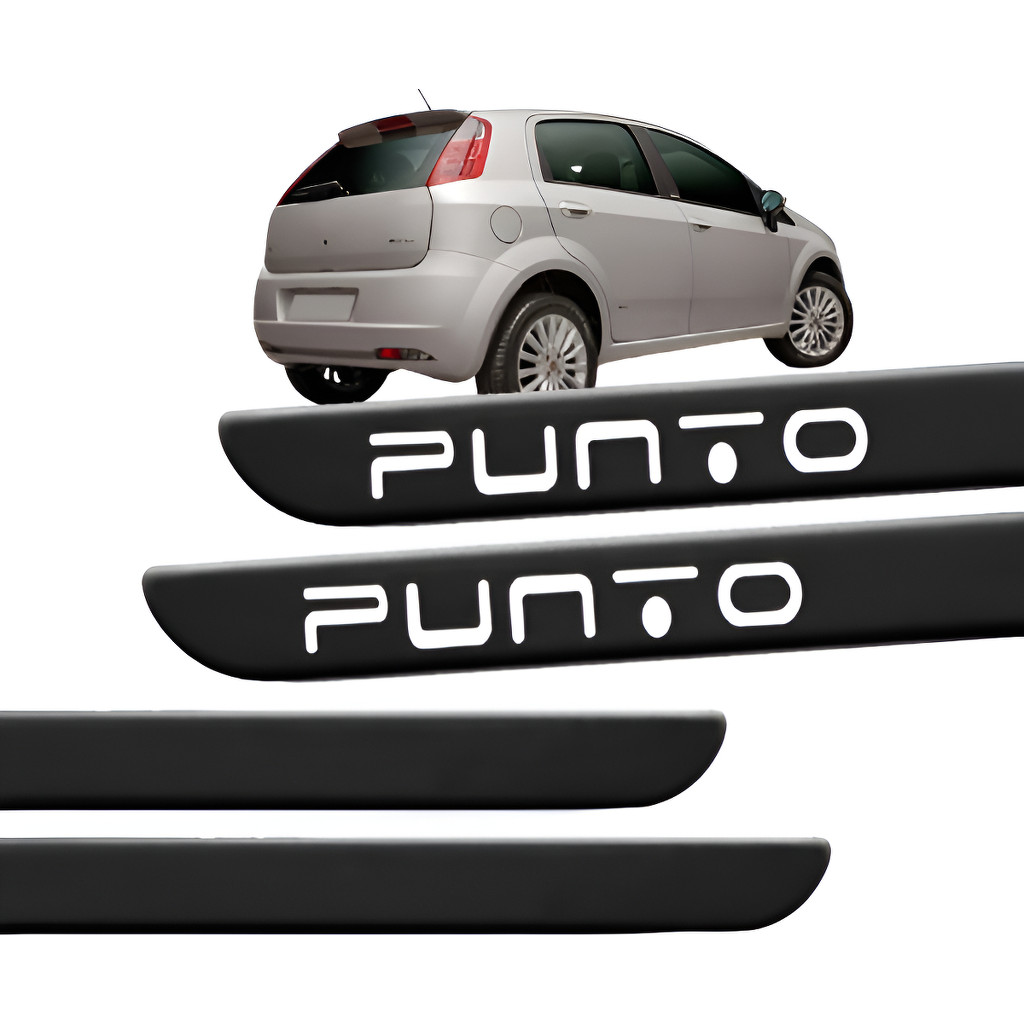 Jogo Friso Borrachão Lateral Punto 2012 2013 2014 2015 2016