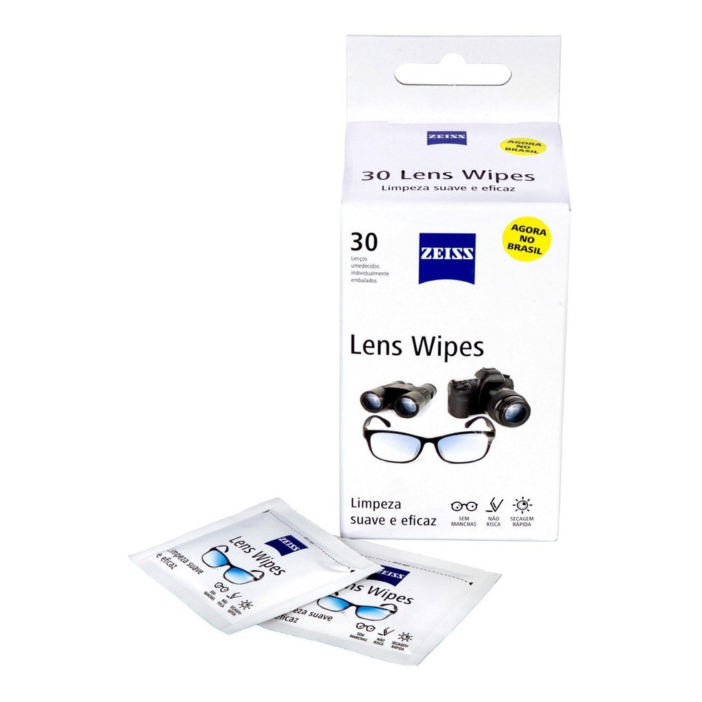 Lens Wipes Zeiss Com 30 Lenços Umedecidos PROMO