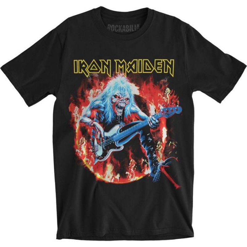 CAMISA PREMIUM IRON MAIDEN ROCK MASCULINA OU FEMININA 100% ALGODÃO COM ENVIO IMEDIATO PRA TODO BRASIL