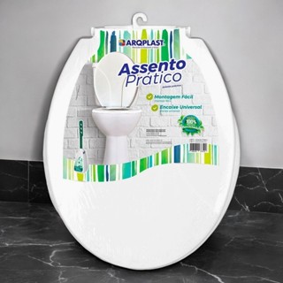 Tampa De Vaso Privada 2 Parafusos Assento Sanitário Oval Branco Plástico Universal Barata Resistente Encaixe Banheiro em Oferta na Shopee