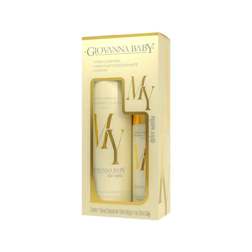 Kit Giovanna Baby My Desodorante Aerosol 150ml + 50ml Dolce Vanilla - Beauty