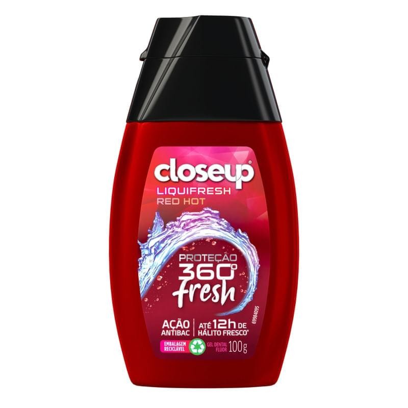 Creme Dental em Gel Close Up Liquifresh Red Hot 100g em Oferta na Shopee