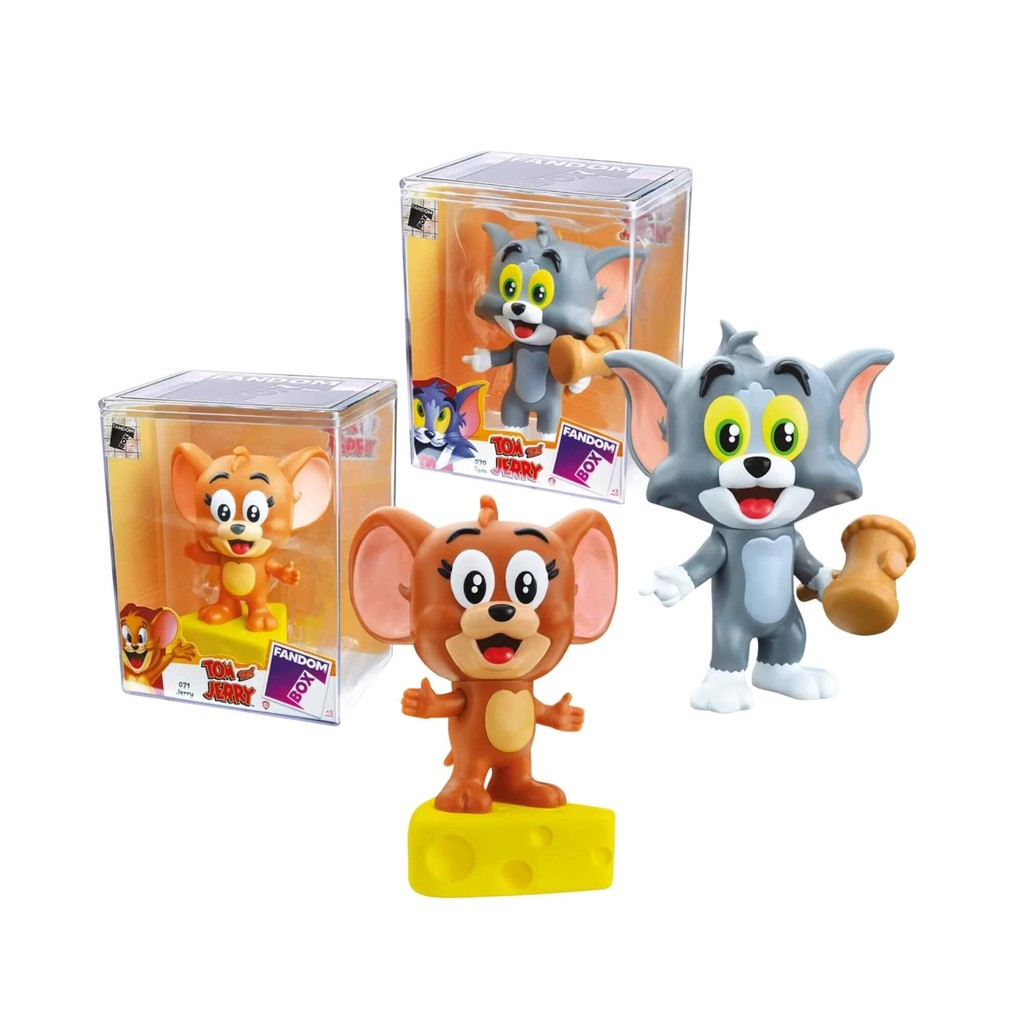 Fandom box Tom e Jerry Boneco Miniatura Colecionável 16cm Vinil Atóxico Lider - 3476 em Oferta na Shopee