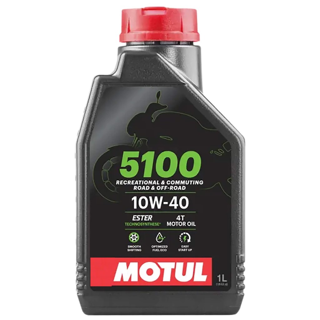 Oleo Motul 5100 10w40 Semi Sintético Moto 4t API/SP 1lt