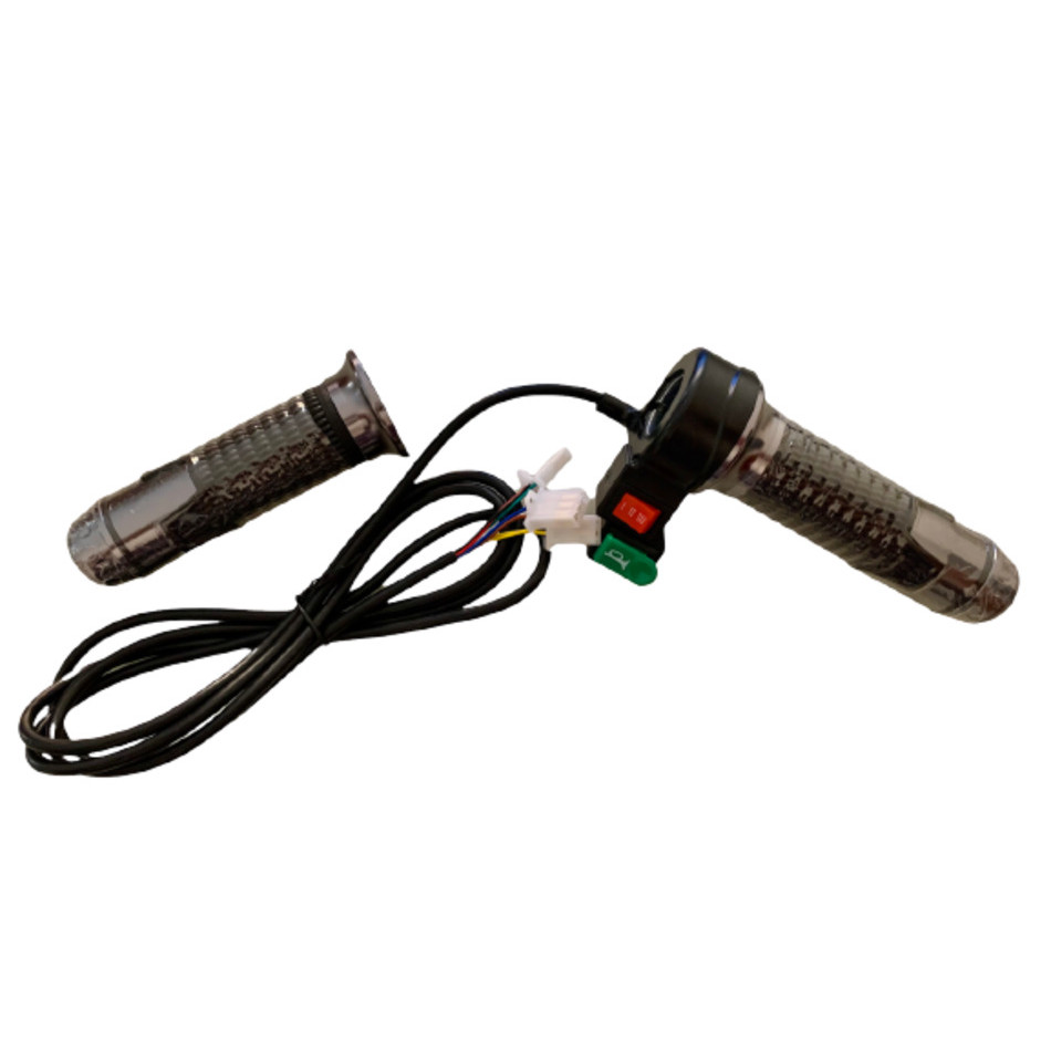 Kit de Acelerador Cinza Escuro - Peças Scooter Eletrica
